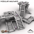 Tabletop Terrain Building Modular Walkways