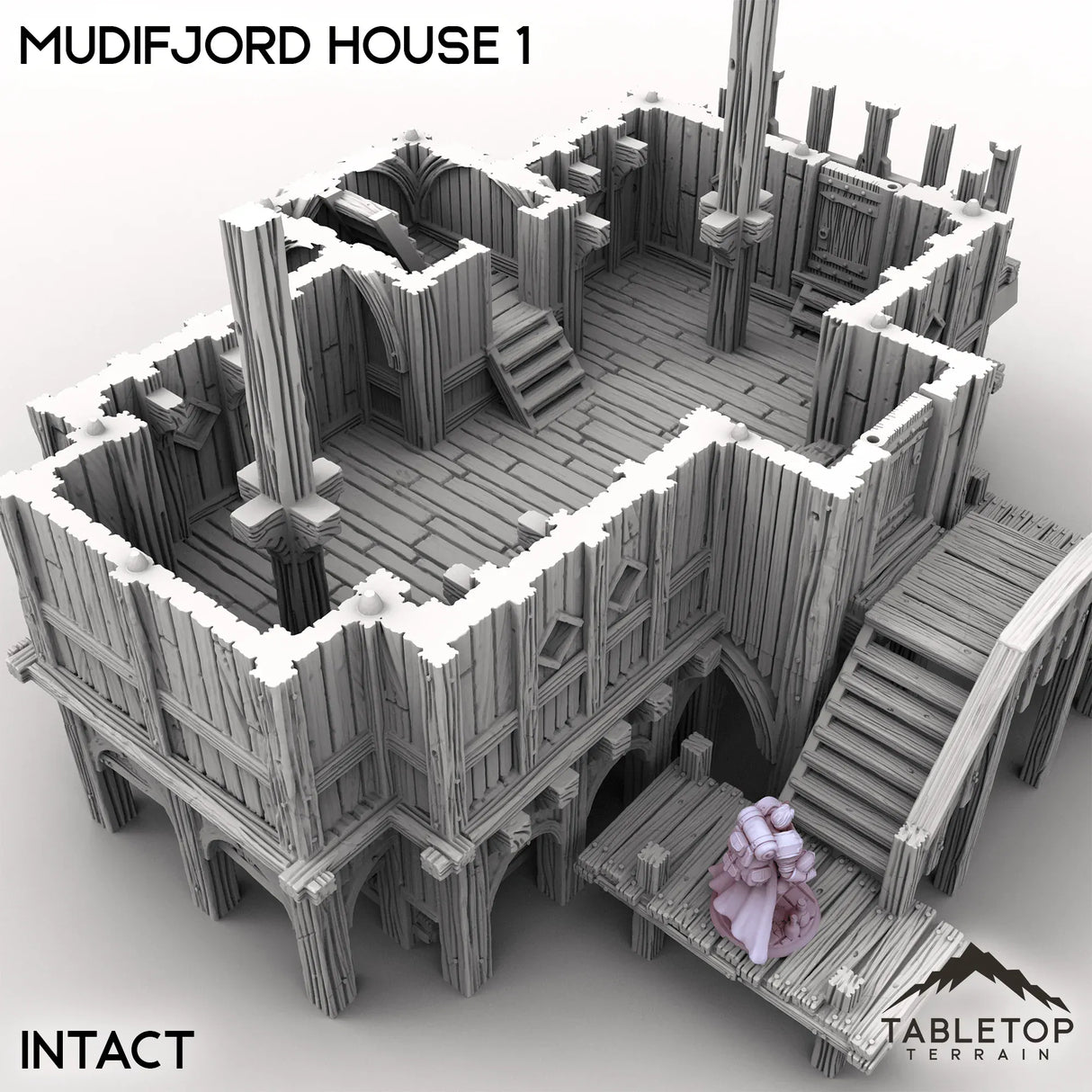 Tabletop Terrain Building Mudifjord House 1