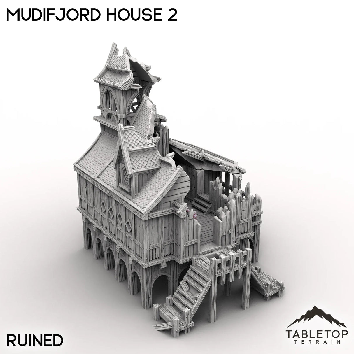 Tabletop Terrain Building Mudifjord House 2