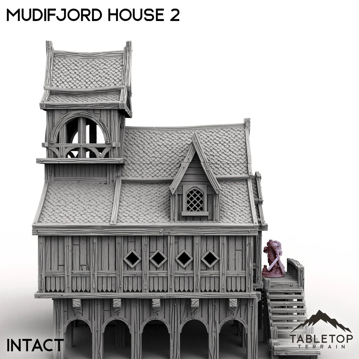 Tabletop Terrain Building Mudifjord House 2