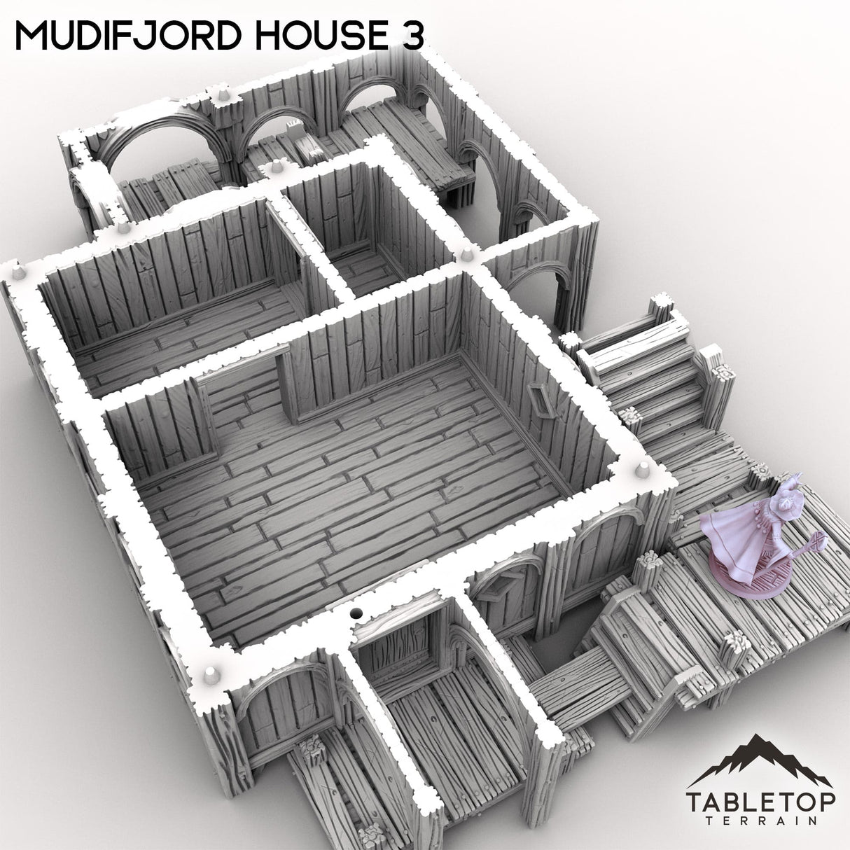 Tabletop Terrain Building Mudifjord House 3