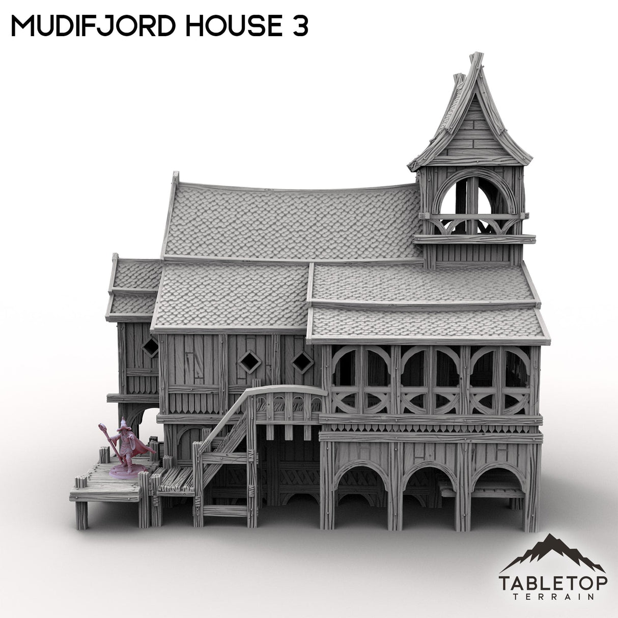 Tabletop Terrain Building Mudifjord House 3
