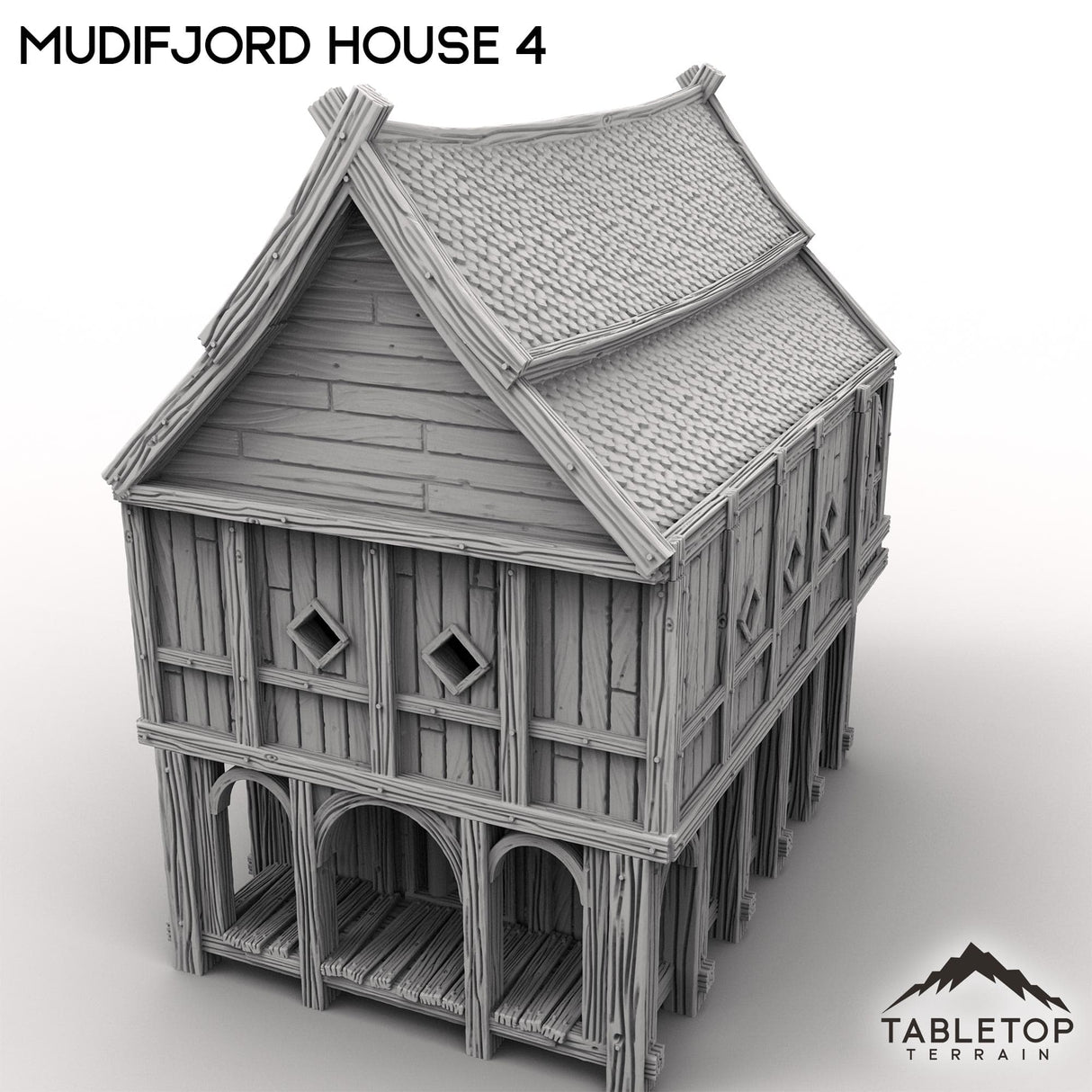 Tabletop Terrain Building Mudifjord House 4