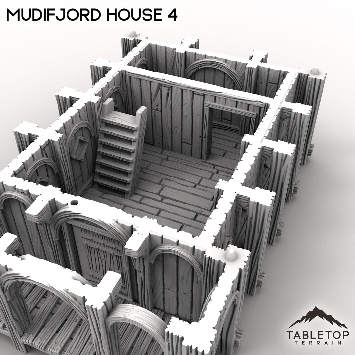 Tabletop Terrain Building Mudifjord House 4