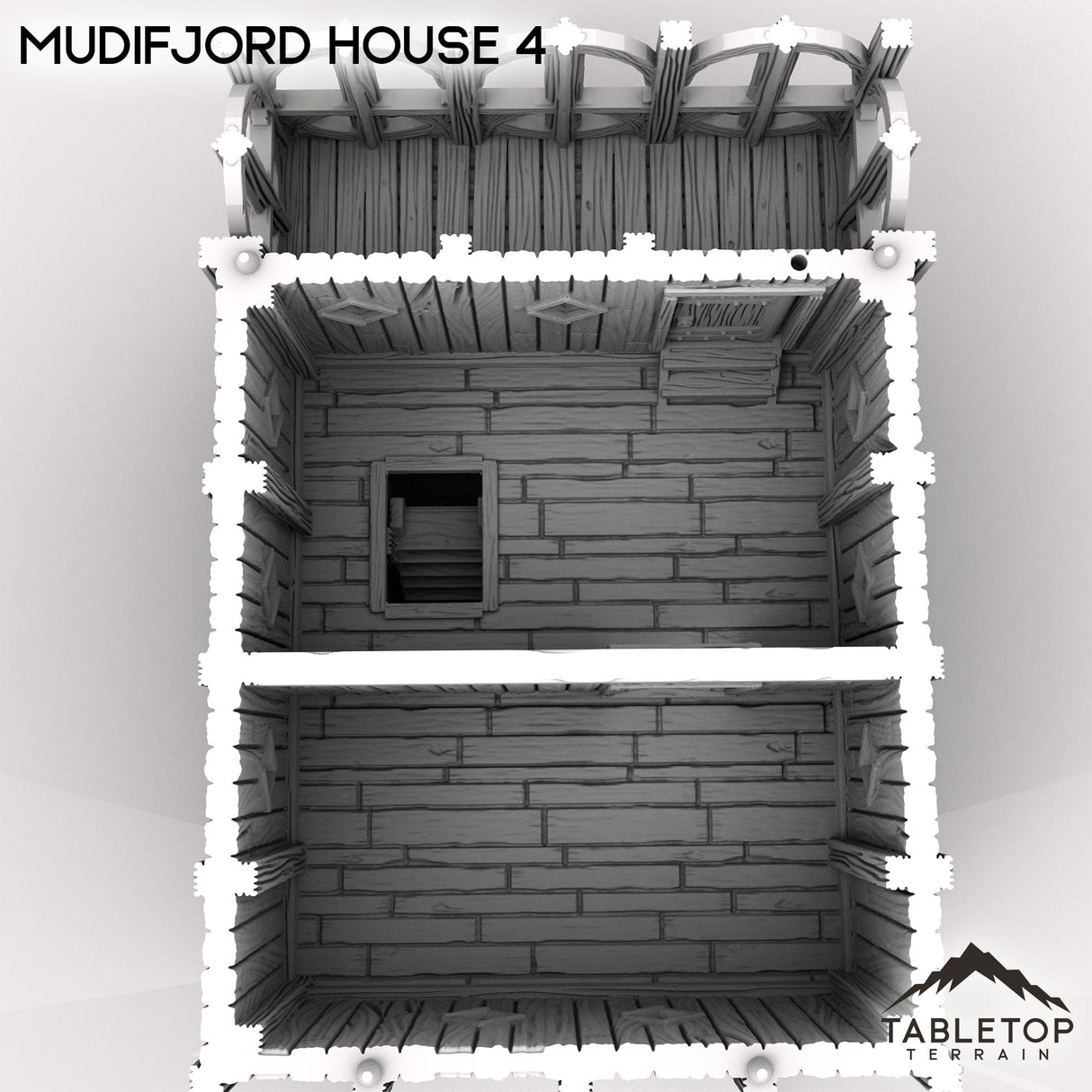 Tabletop Terrain Building Mudifjord House 4