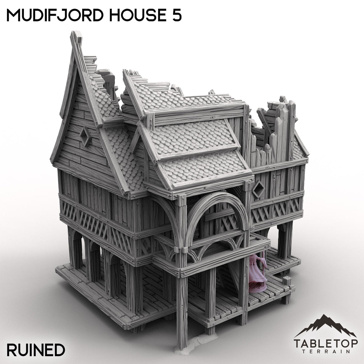 Tabletop Terrain Building Mudifjord House 5