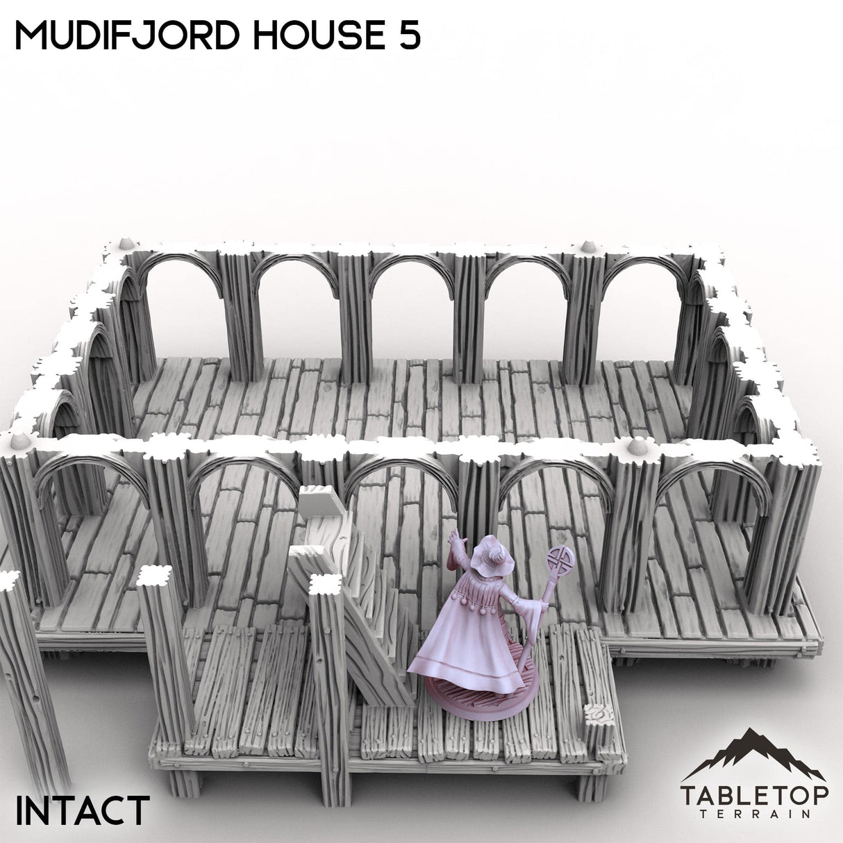 Tabletop Terrain Building Mudifjord House 5