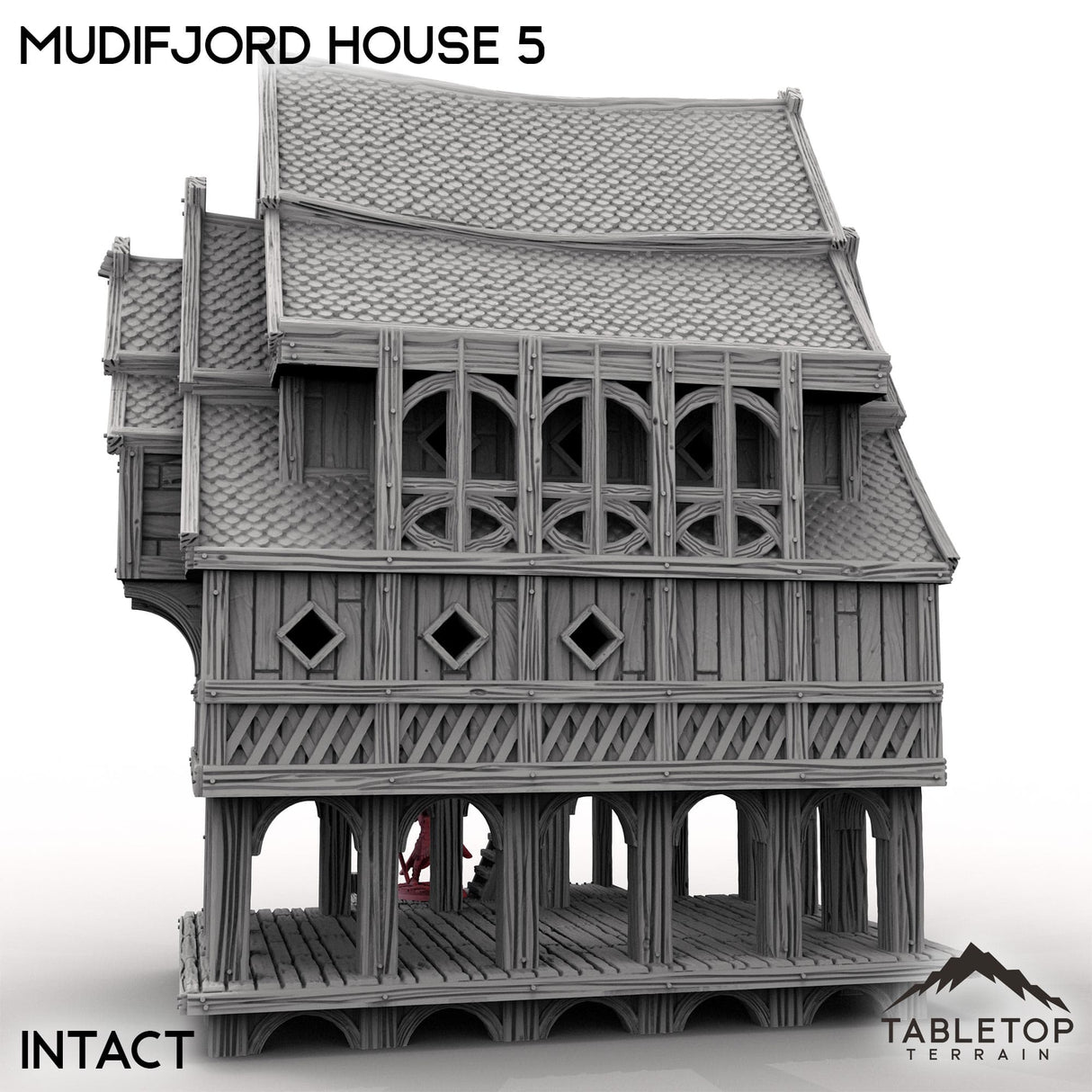 Tabletop Terrain Building Mudifjord House 5