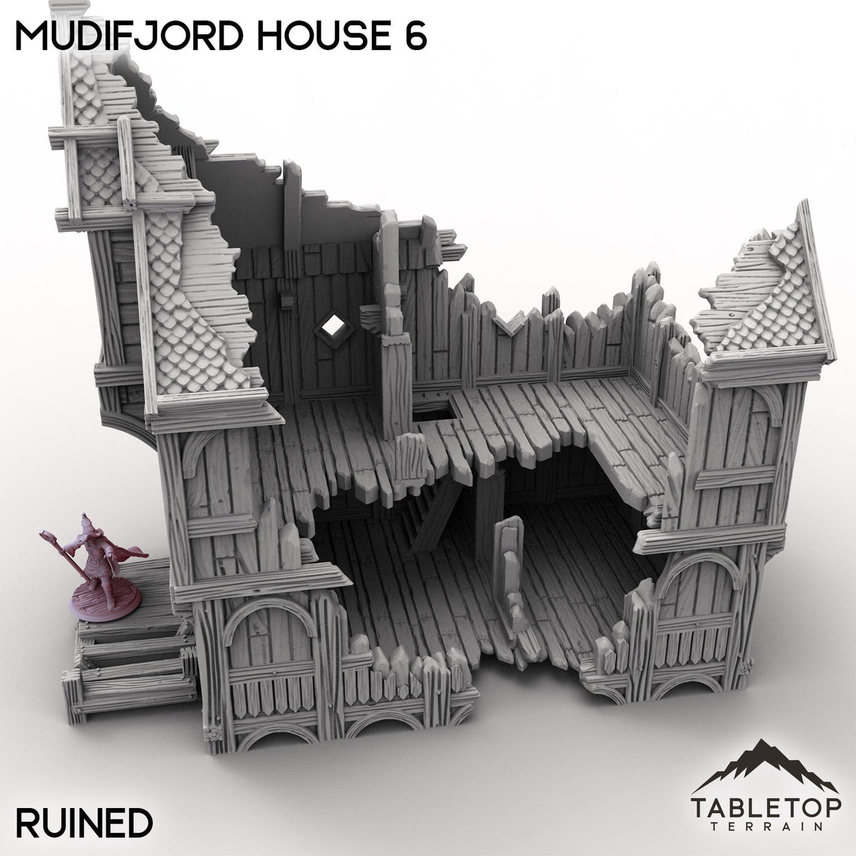 Tabletop Terrain Building Mudifjord House 6