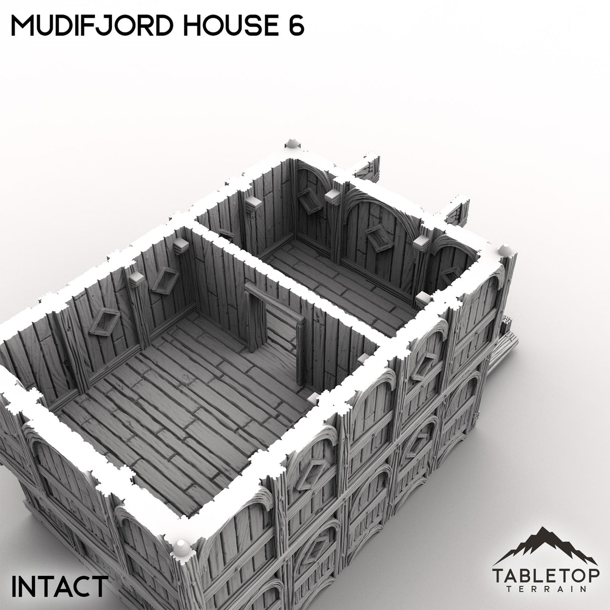 Tabletop Terrain Building Mudifjord House 6