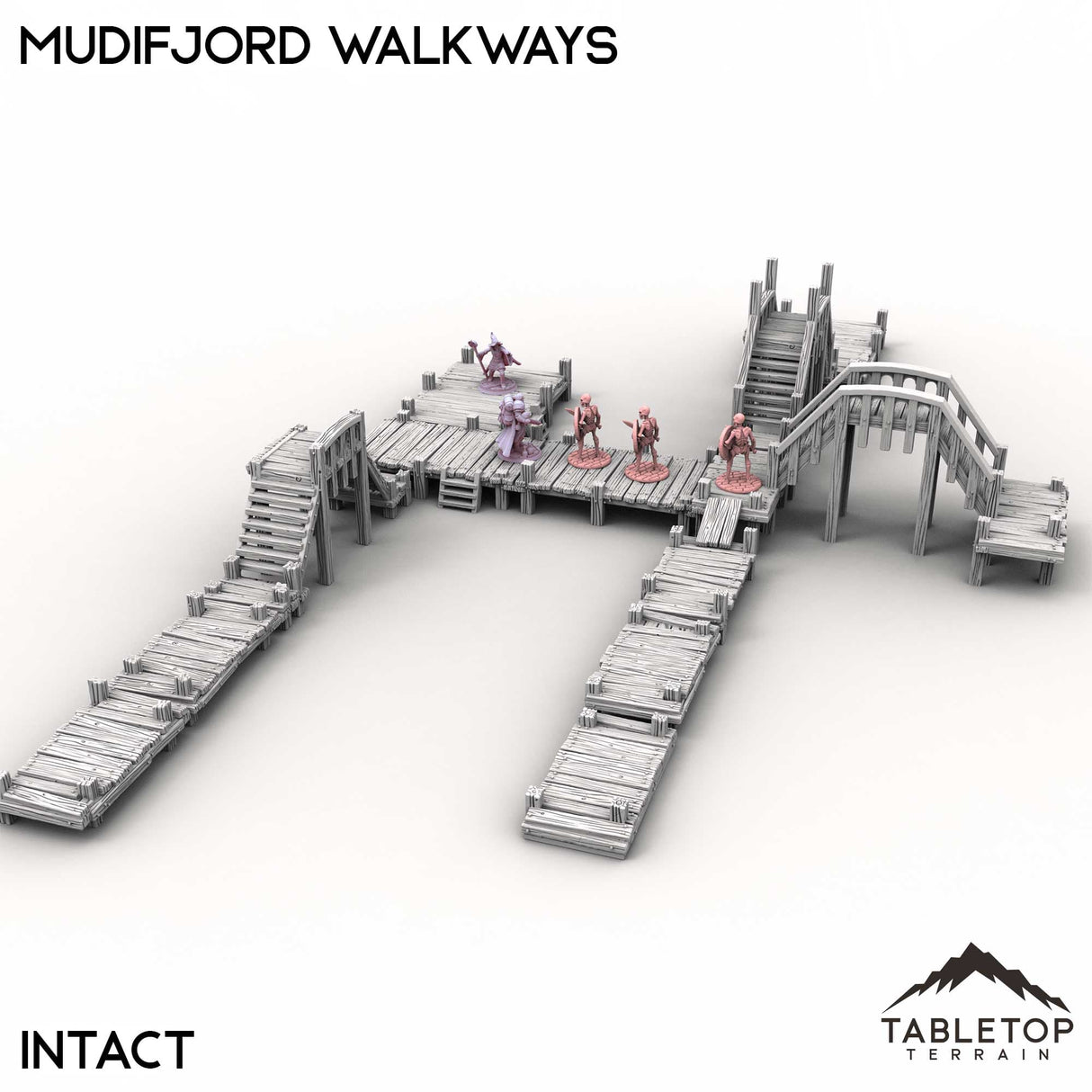 Tabletop Terrain Building Mudifjord Walkways