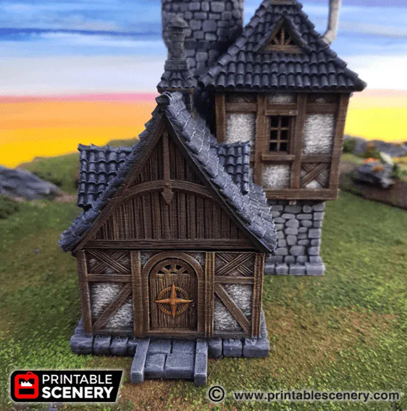 Tabletop Terrain Building Navigator's Guild - Fantasy Building