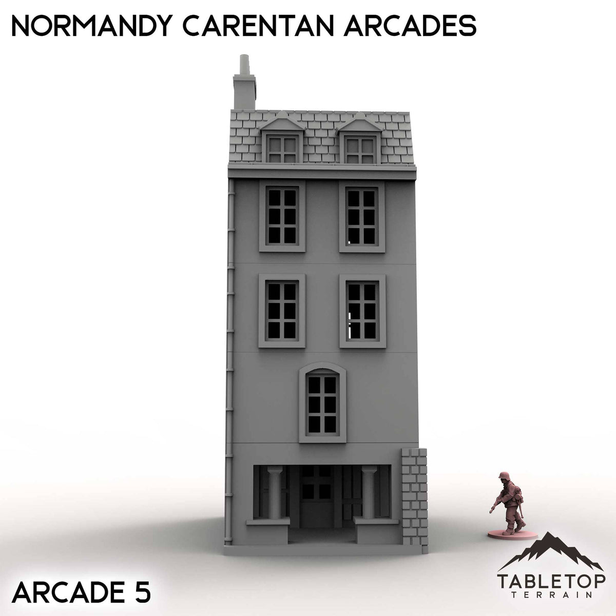 Tabletop Terrain Building Normandy Carentan Arcades