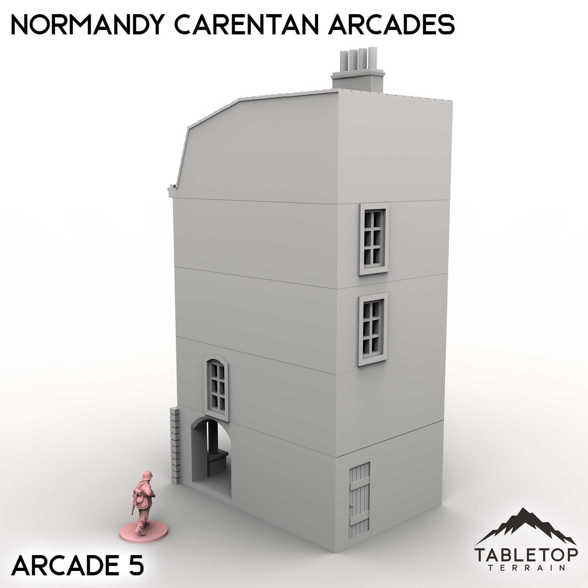 Tabletop Terrain Building Normandy Carentan Arcades