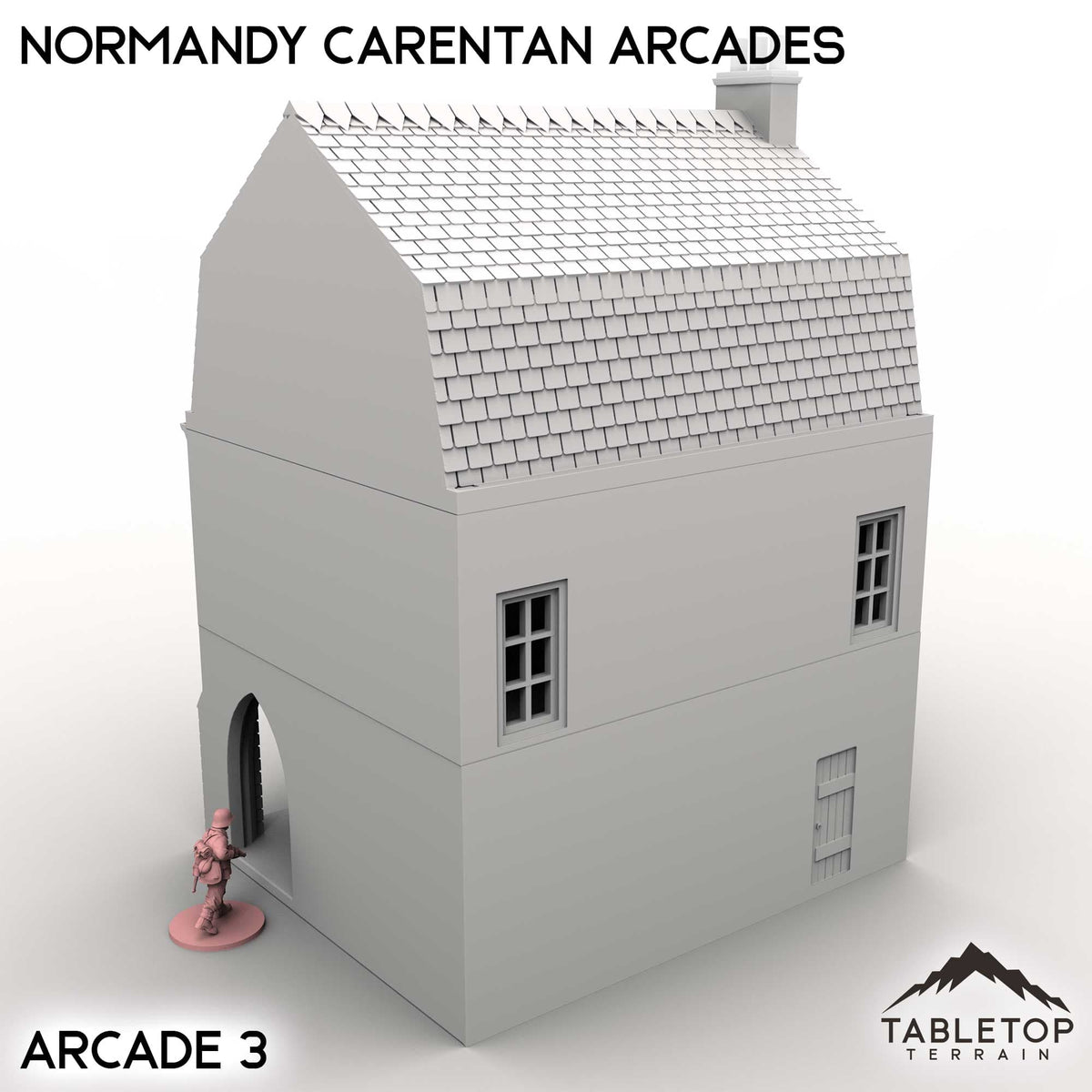 Tabletop Terrain Building Normandy Carentan Arcades