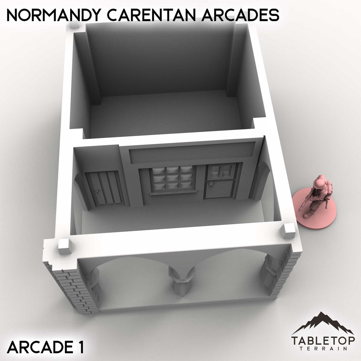 Tabletop Terrain Building Normandy Carentan Arcades