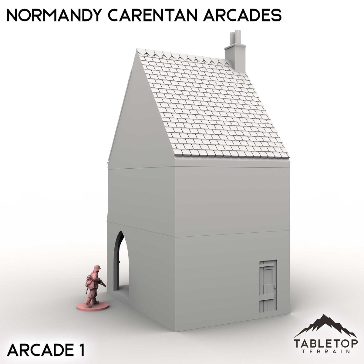 Tabletop Terrain Building Normandy Carentan Arcades