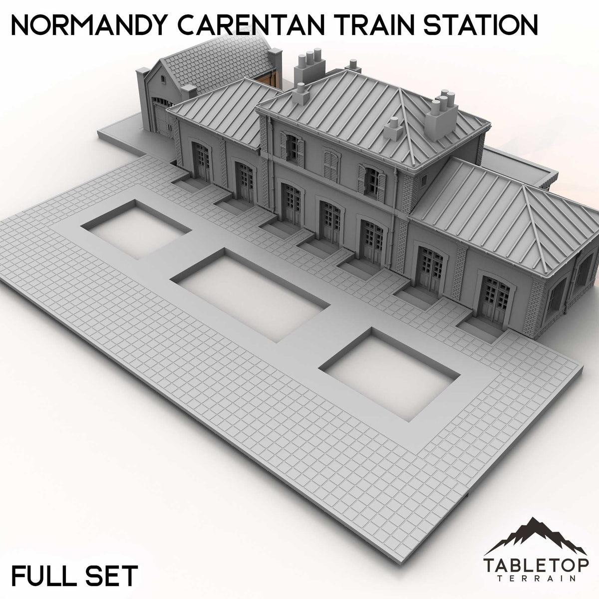 Tabletop Terrain Building Normandy Carentan Train Station