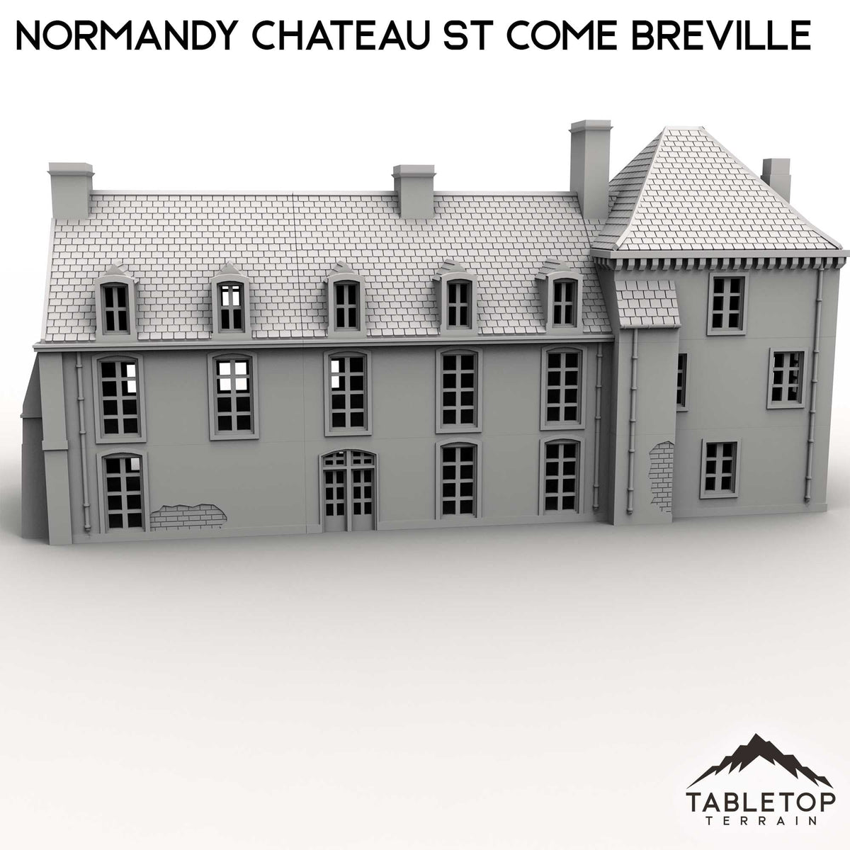 Tabletop Terrain Building Normandy Chateau St Come Breville