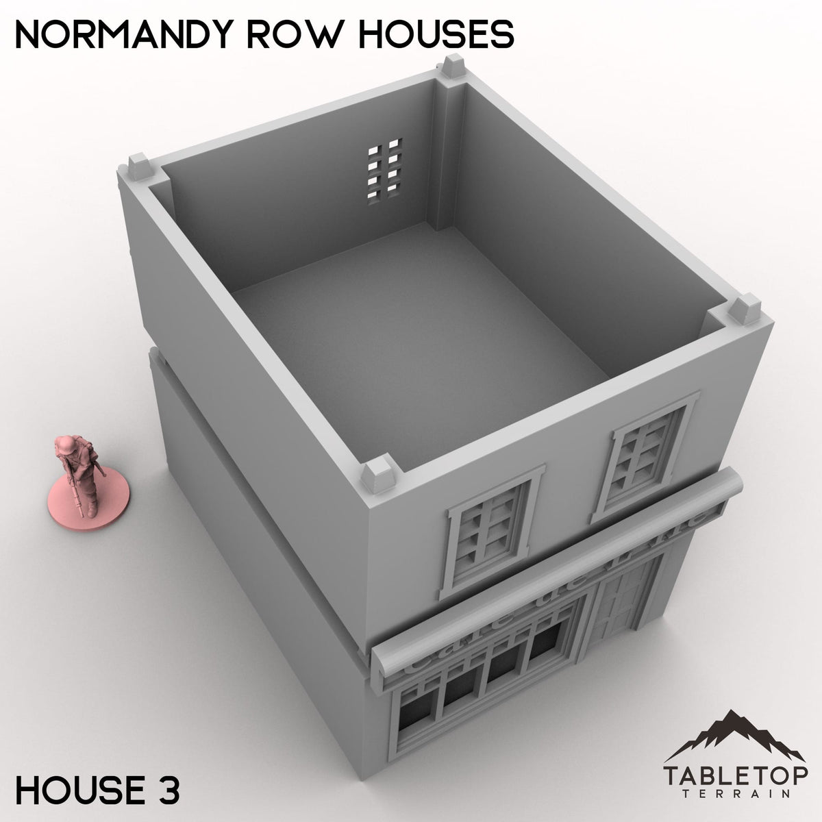 Tabletop Terrain Building Normandy Row Houses