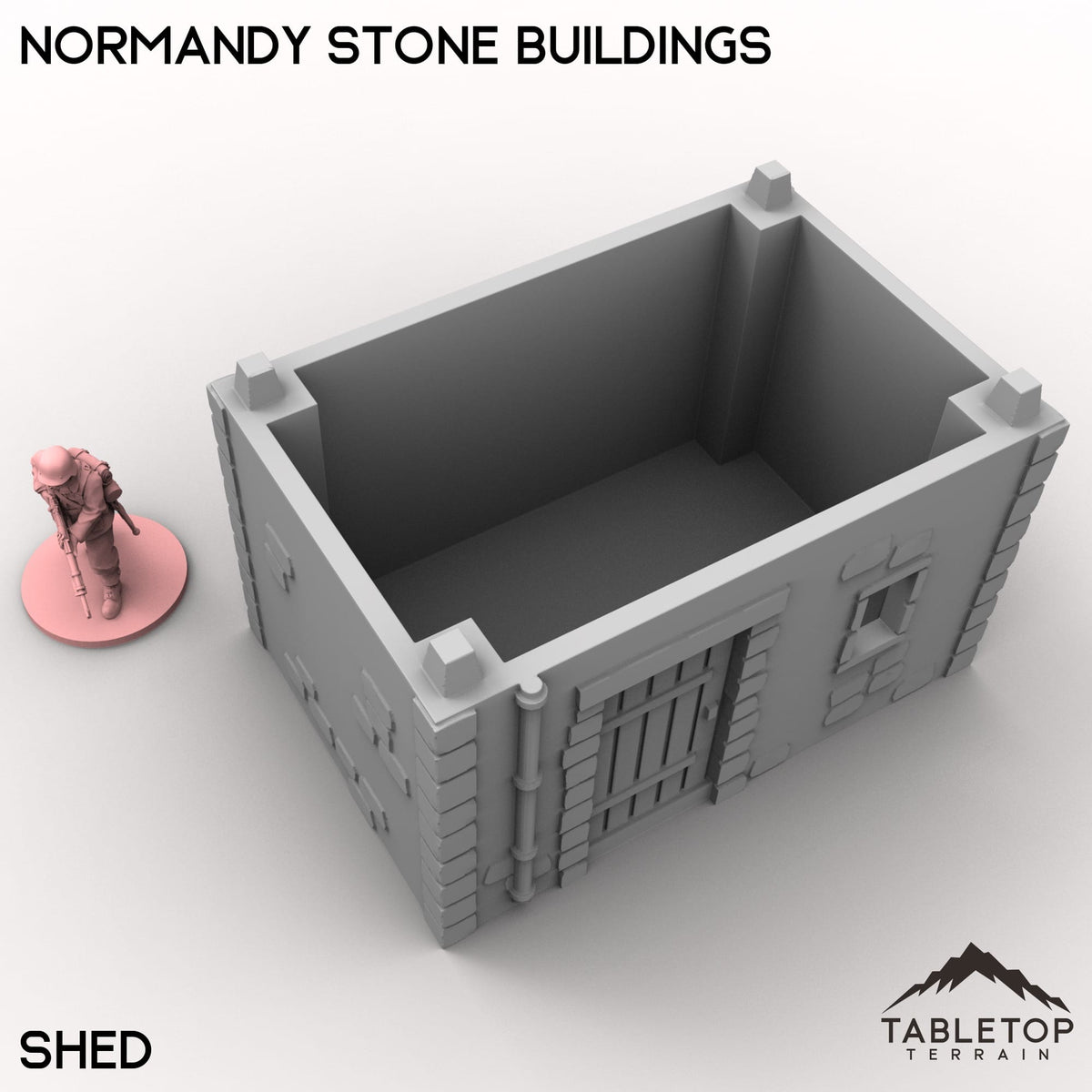 Tabletop Terrain Building Normandy Stone Buildings