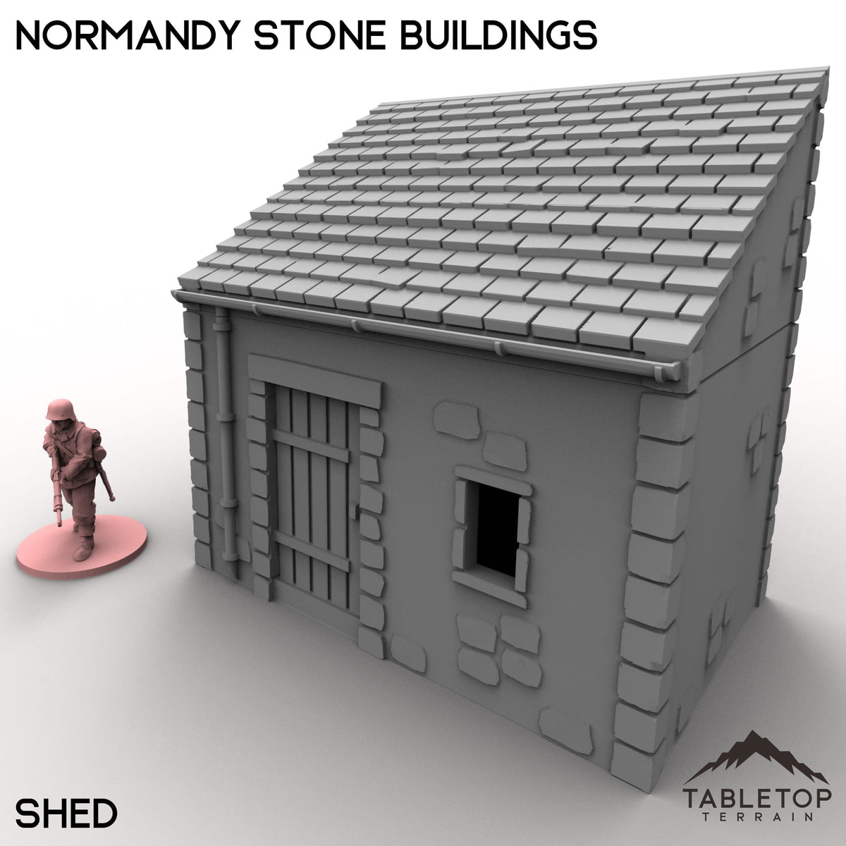 Tabletop Terrain Building Normandy Stone Buildings