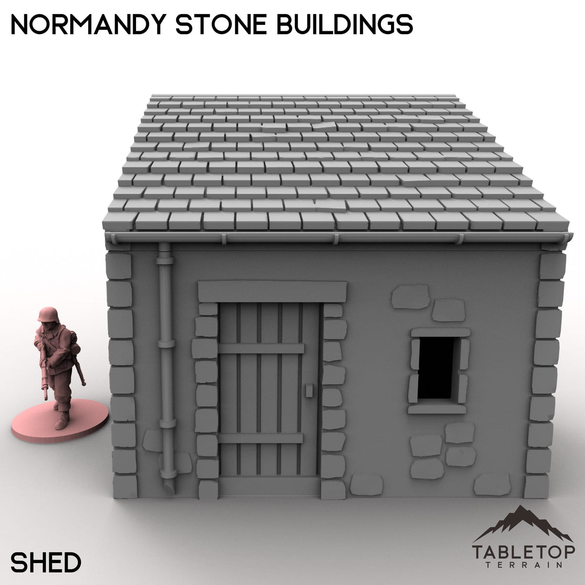 Tabletop Terrain Building Normandy Stone Buildings