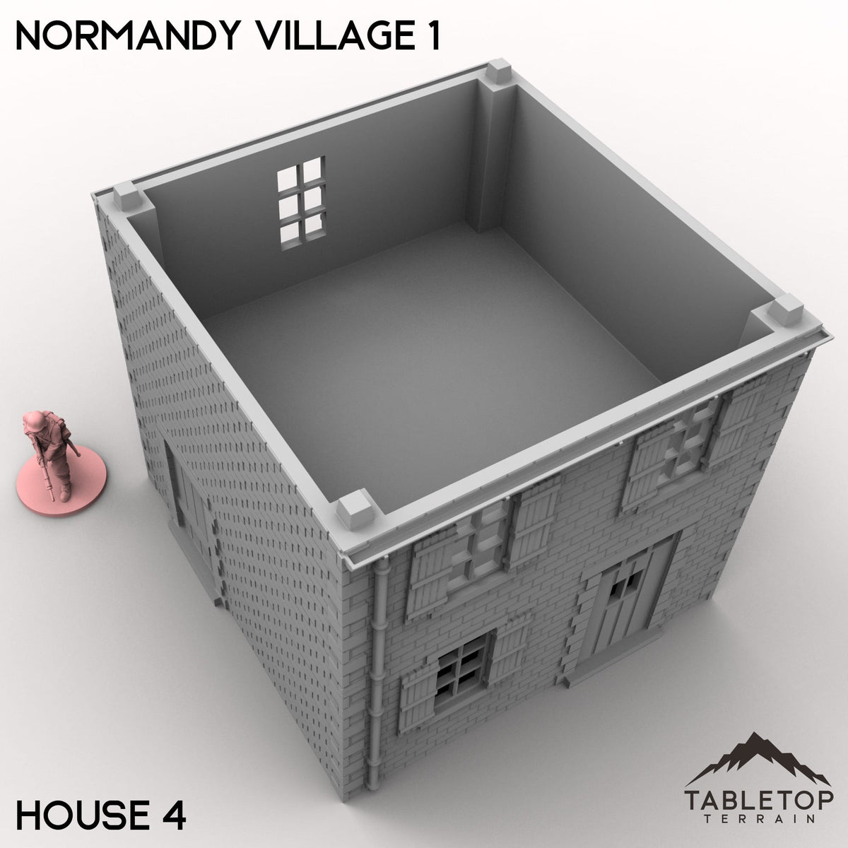 Tabletop Terrain Building Normandy Village 1