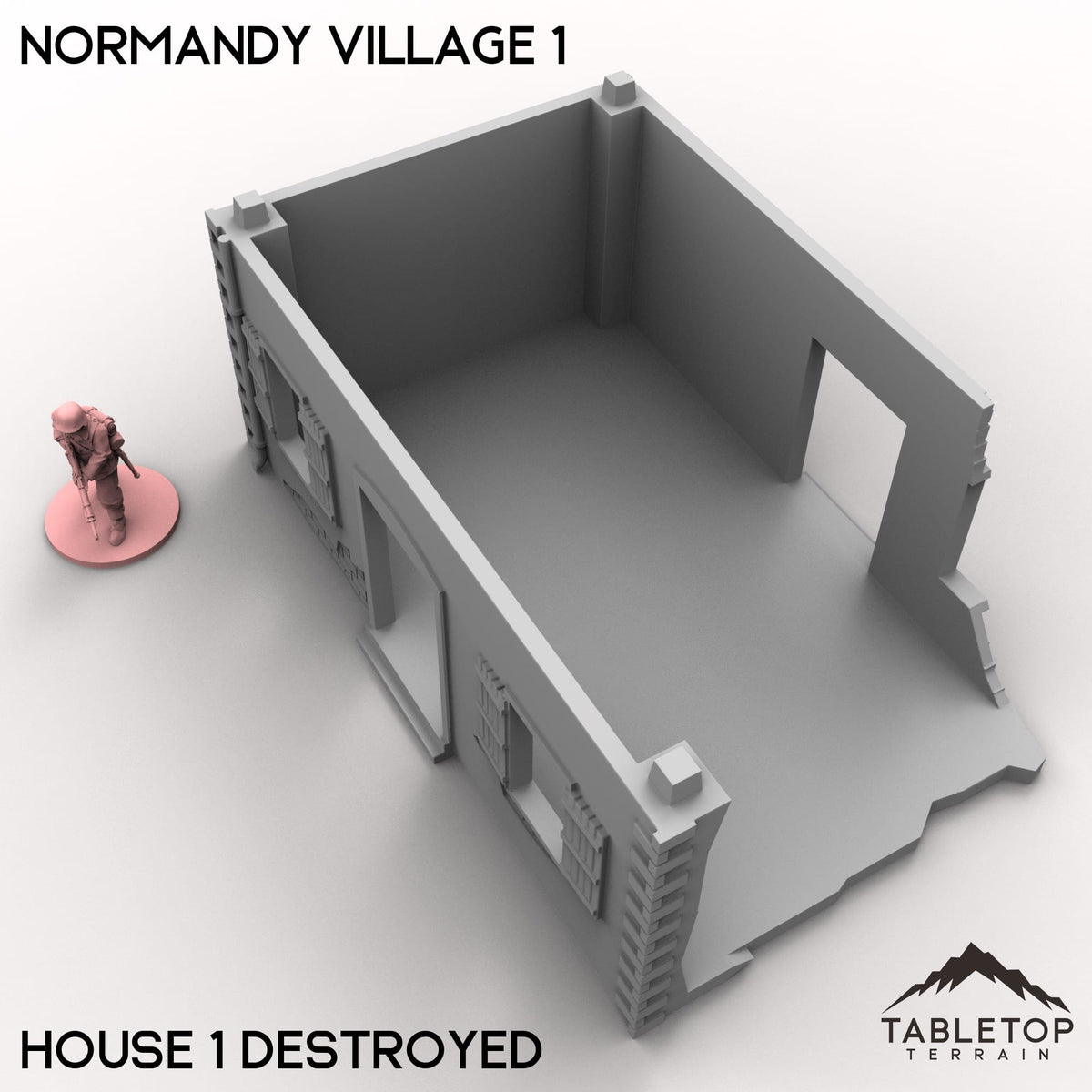 Tabletop Terrain Building Normandy Village 1