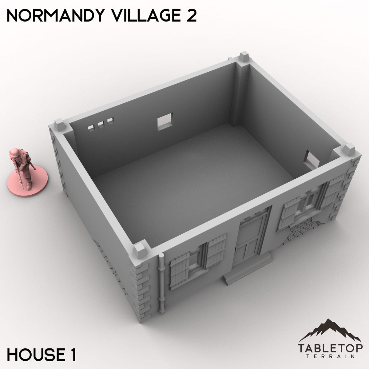 Tabletop Terrain Building Normandy Village 2