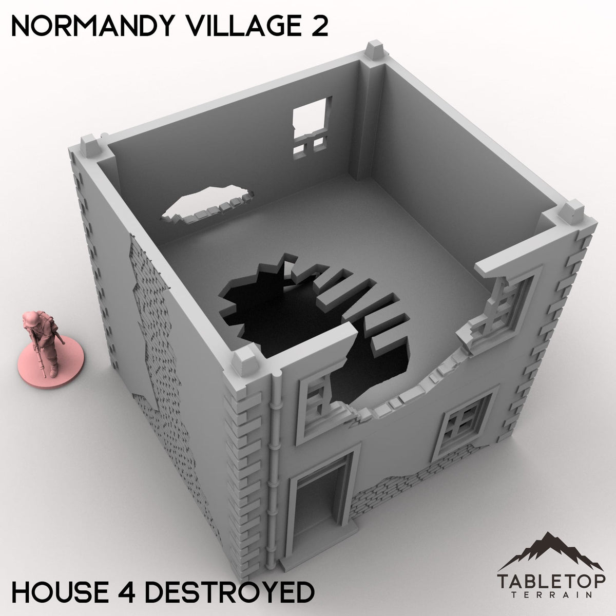 Tabletop Terrain Building Normandy Village 2