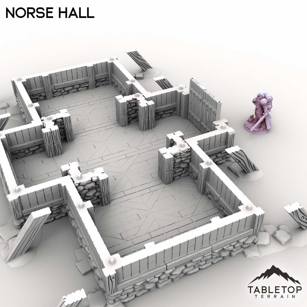 Tabletop Terrain Building Norse Hall