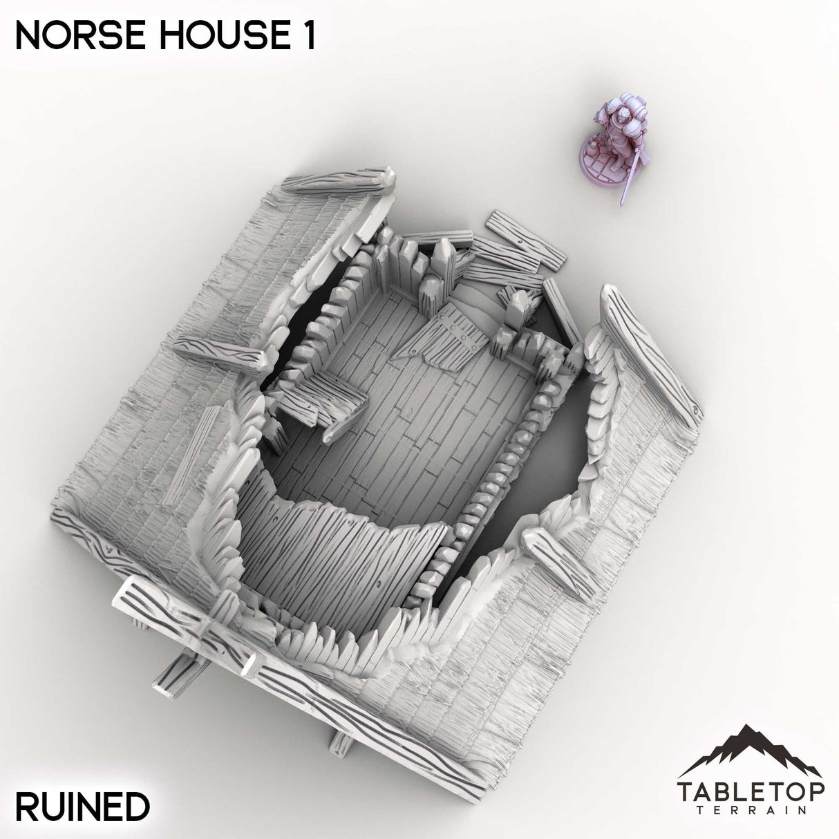 Tabletop Terrain Building Norse House 1