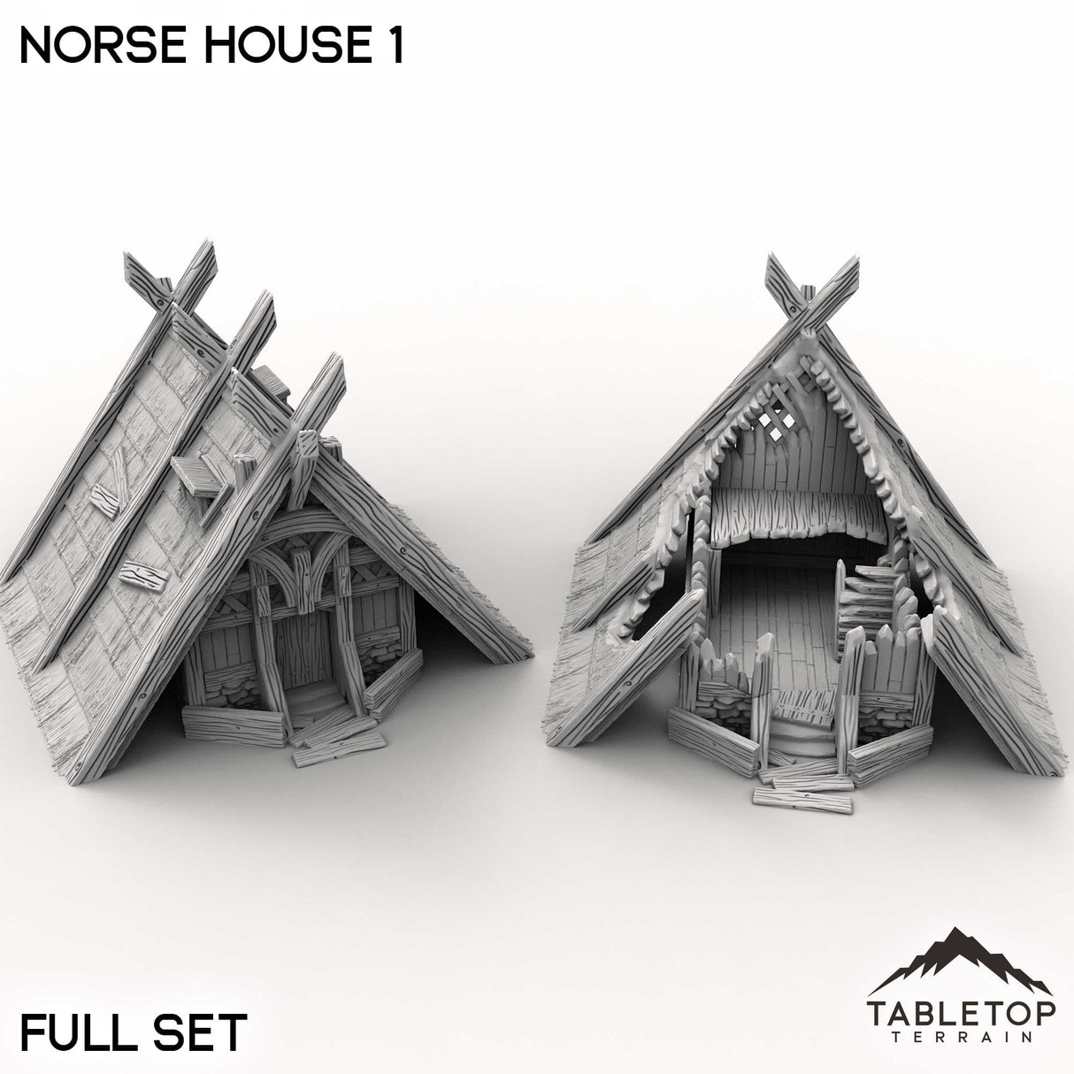 Tabletop Terrain Building Norse House 1