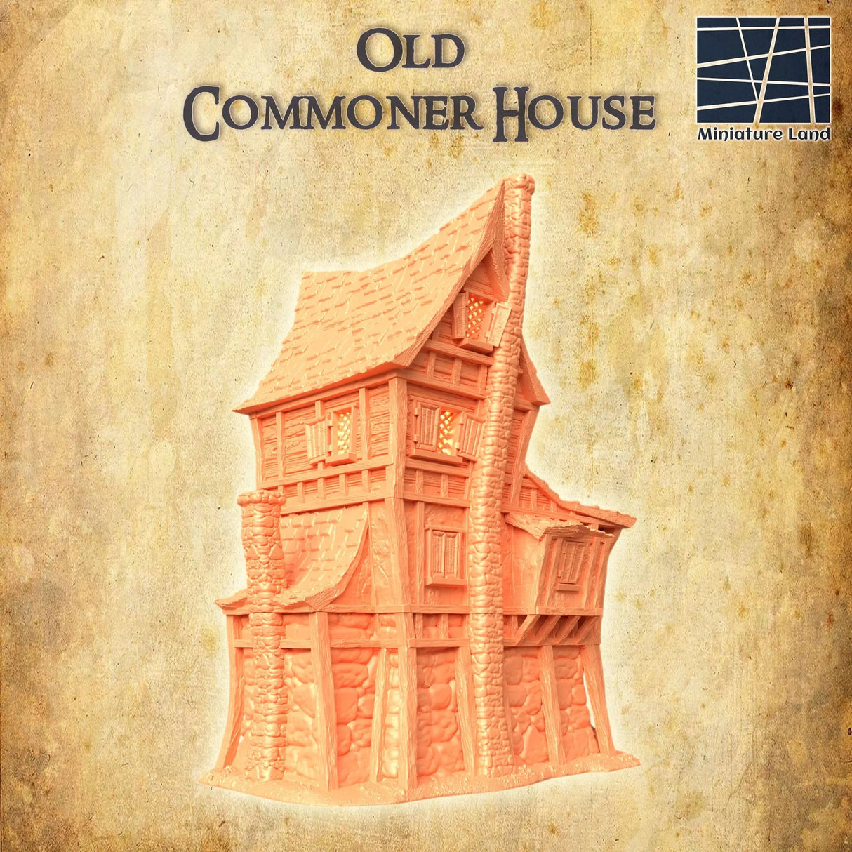 Tabletop Terrain Building Old Commoner House