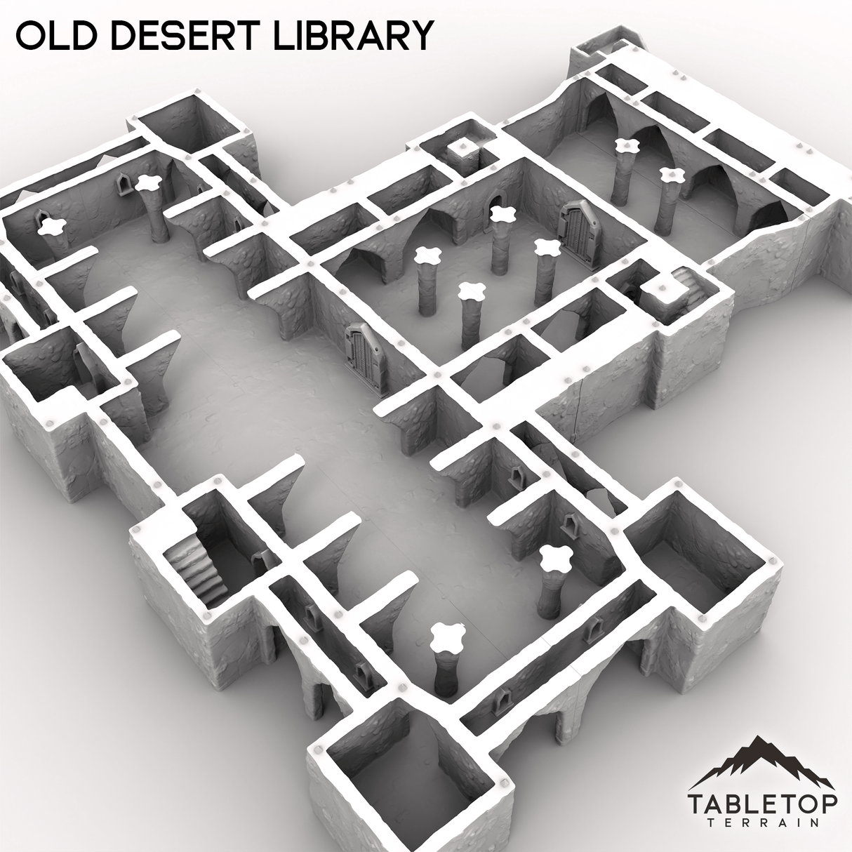 Tabletop Terrain Building Old Desert Library