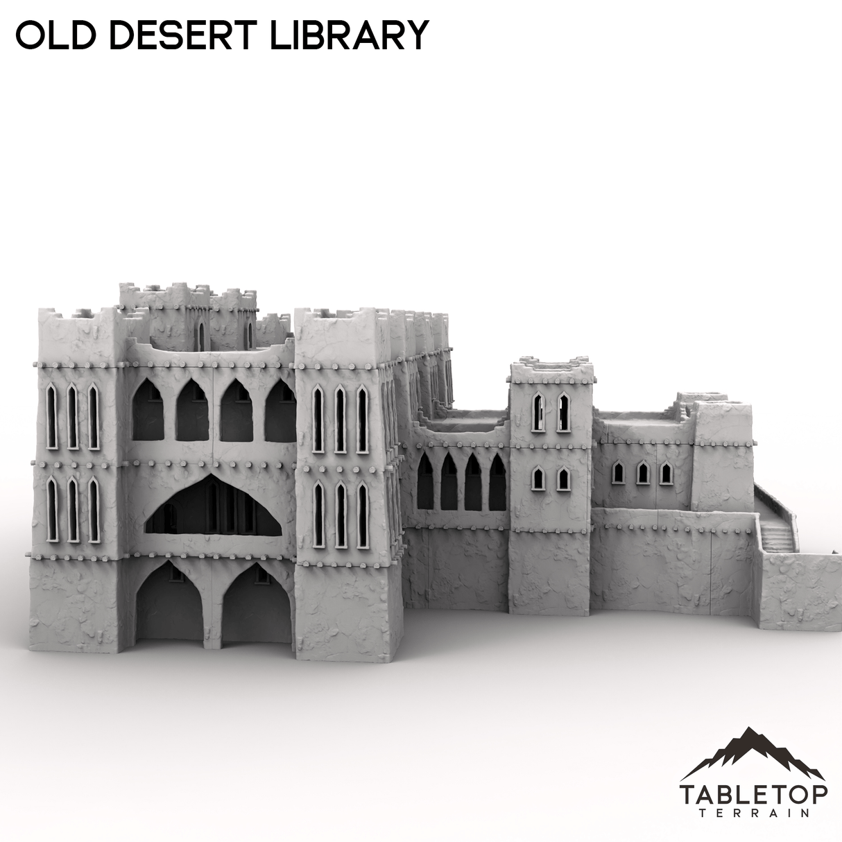 Tabletop Terrain Building Old Desert Library
