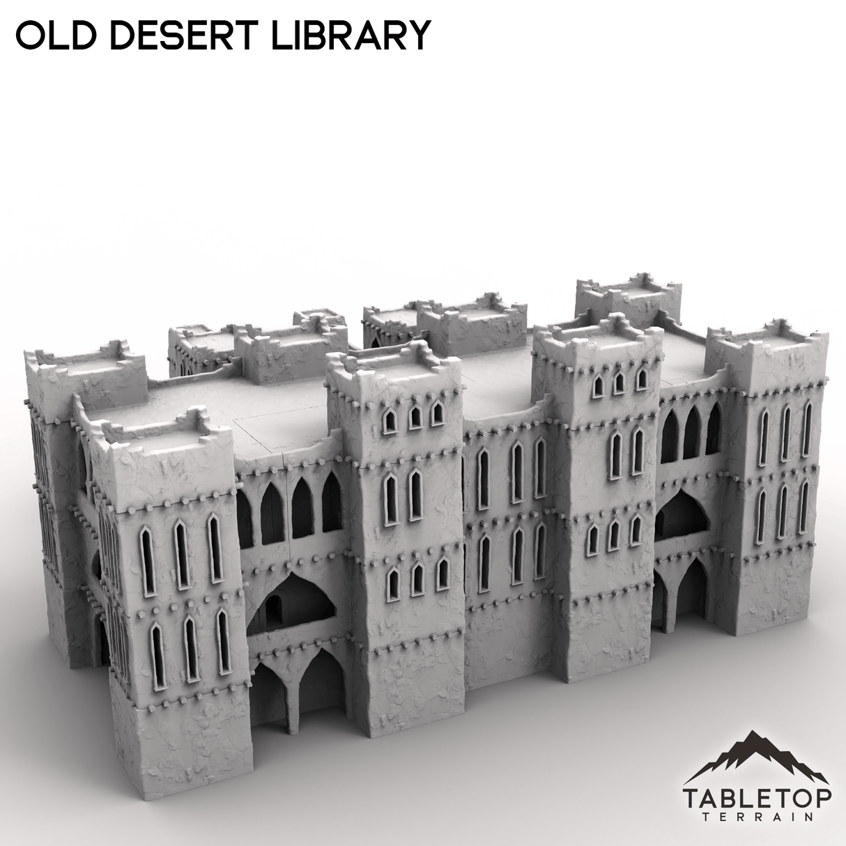 Tabletop Terrain Building Old Desert Library