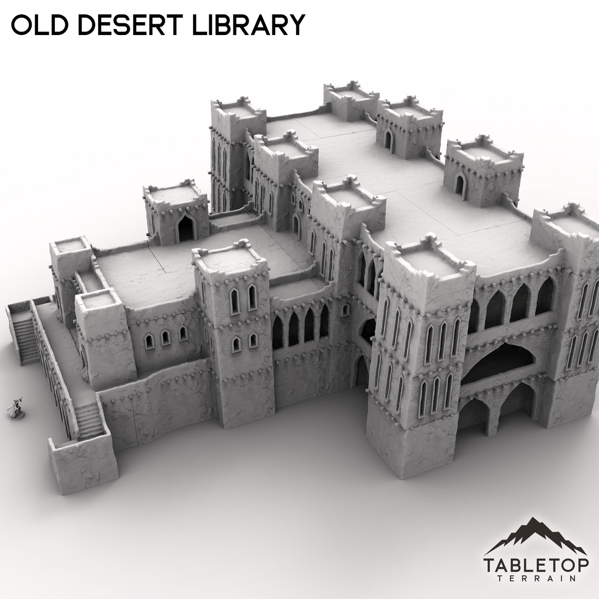 Tabletop Terrain Building Old Desert Library