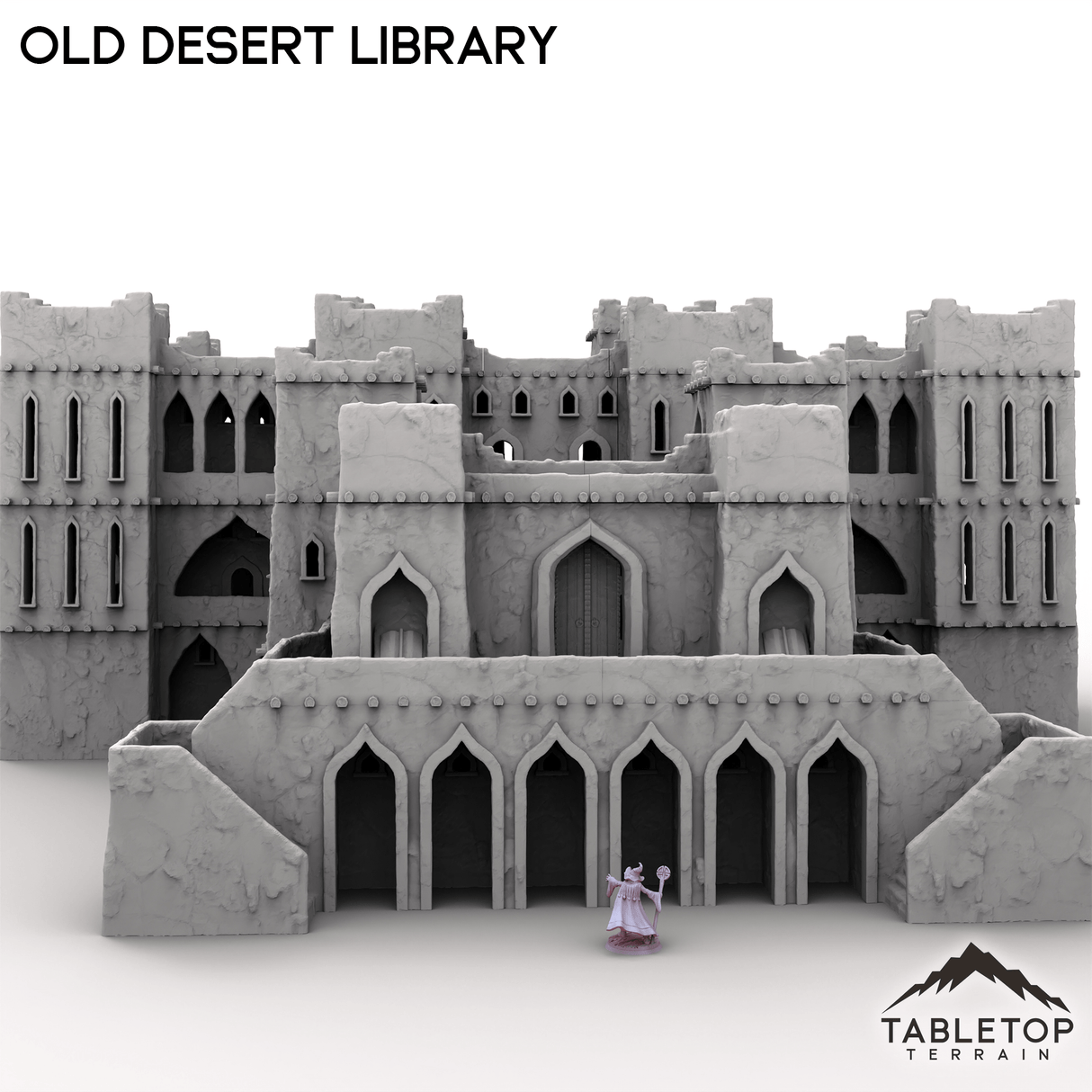 Tabletop Terrain Building Old Desert Library