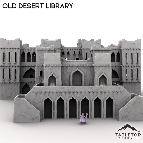 Tabletop Terrain Building Old Desert Library