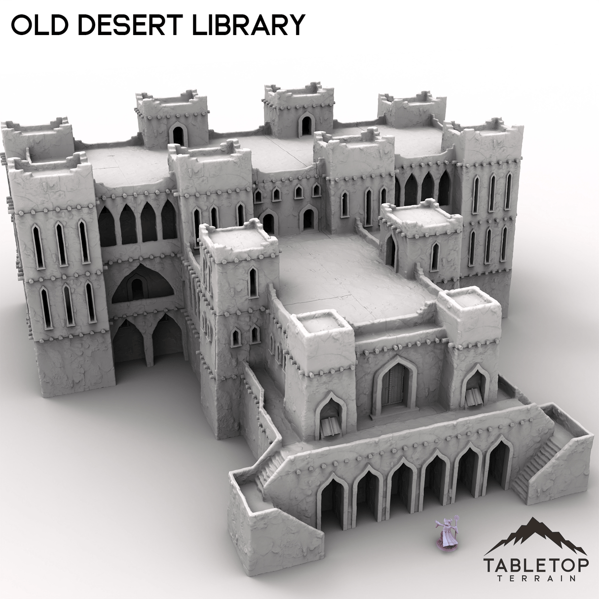 Tabletop Terrain Building Old Desert Library