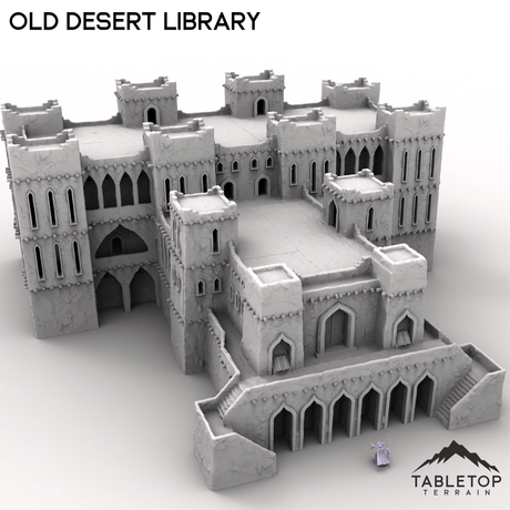 Tabletop Terrain Building Old Desert Library