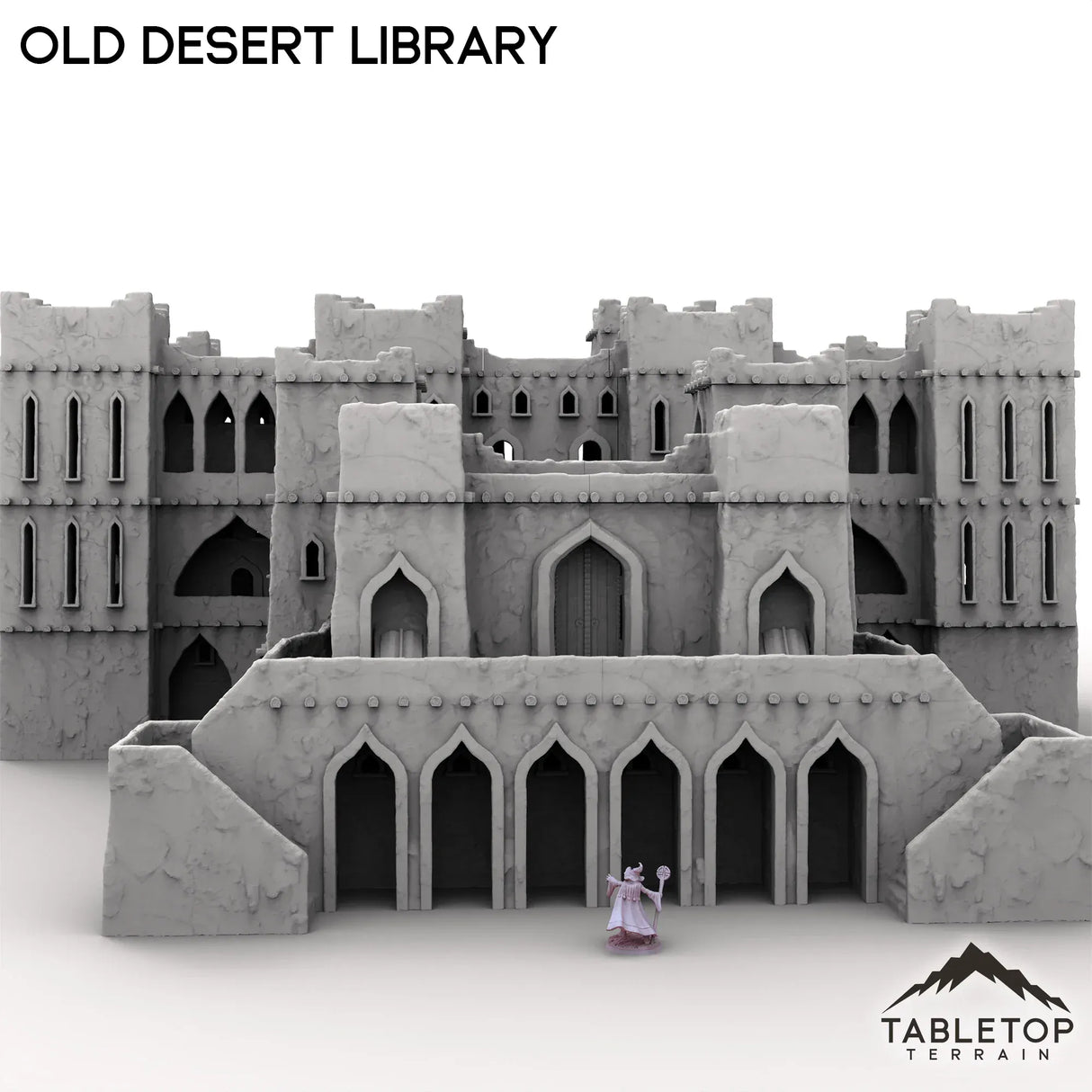 Tabletop Terrain Building Old Desert Library