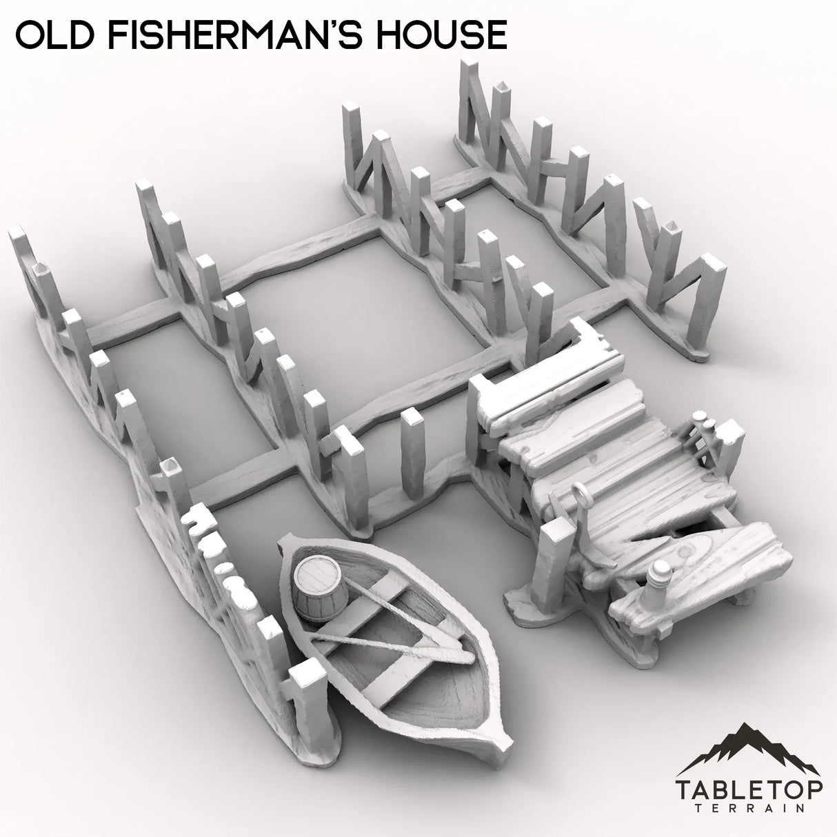 Tabletop Terrain Building Old Fisherman's House