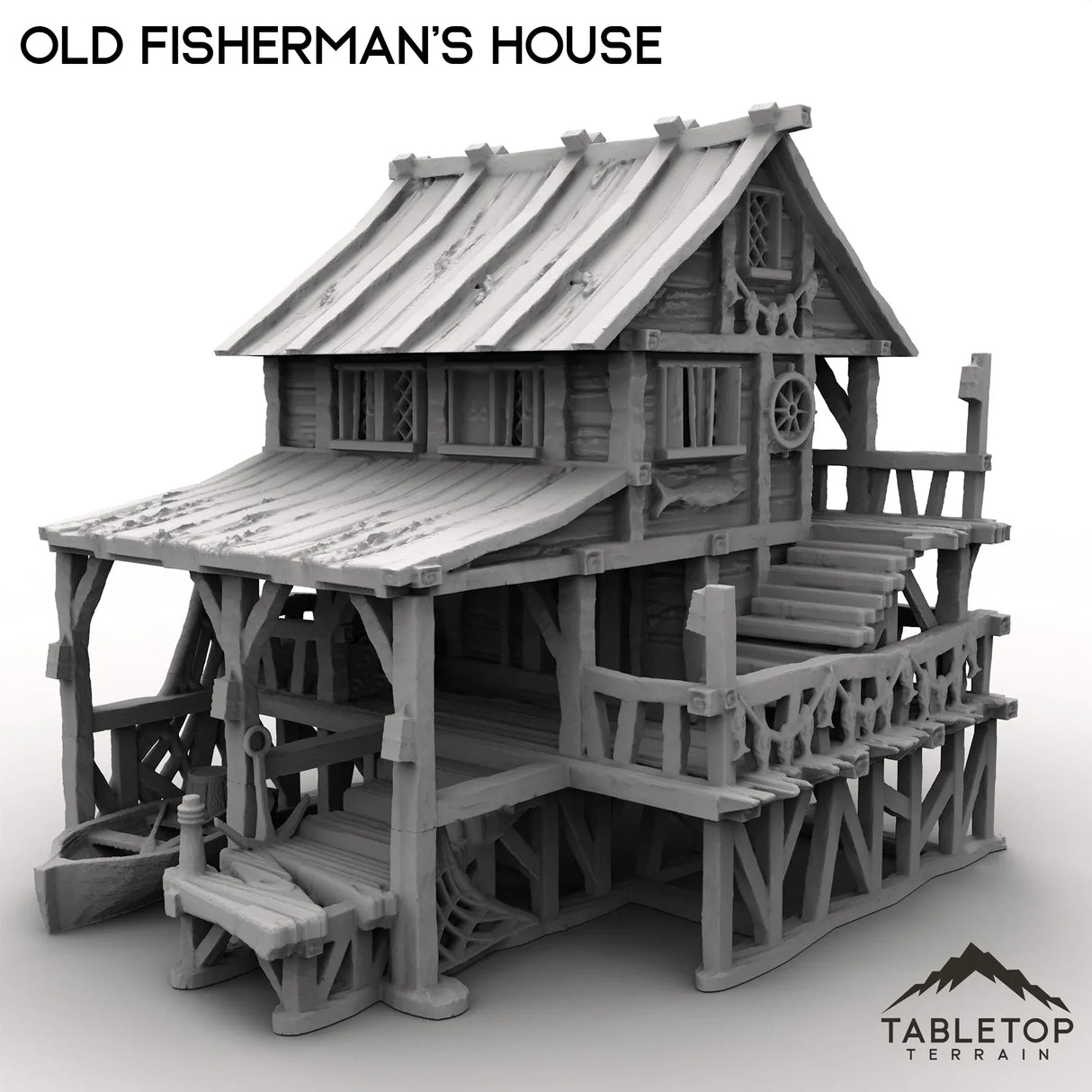 Tabletop Terrain Building Old Fisherman's House