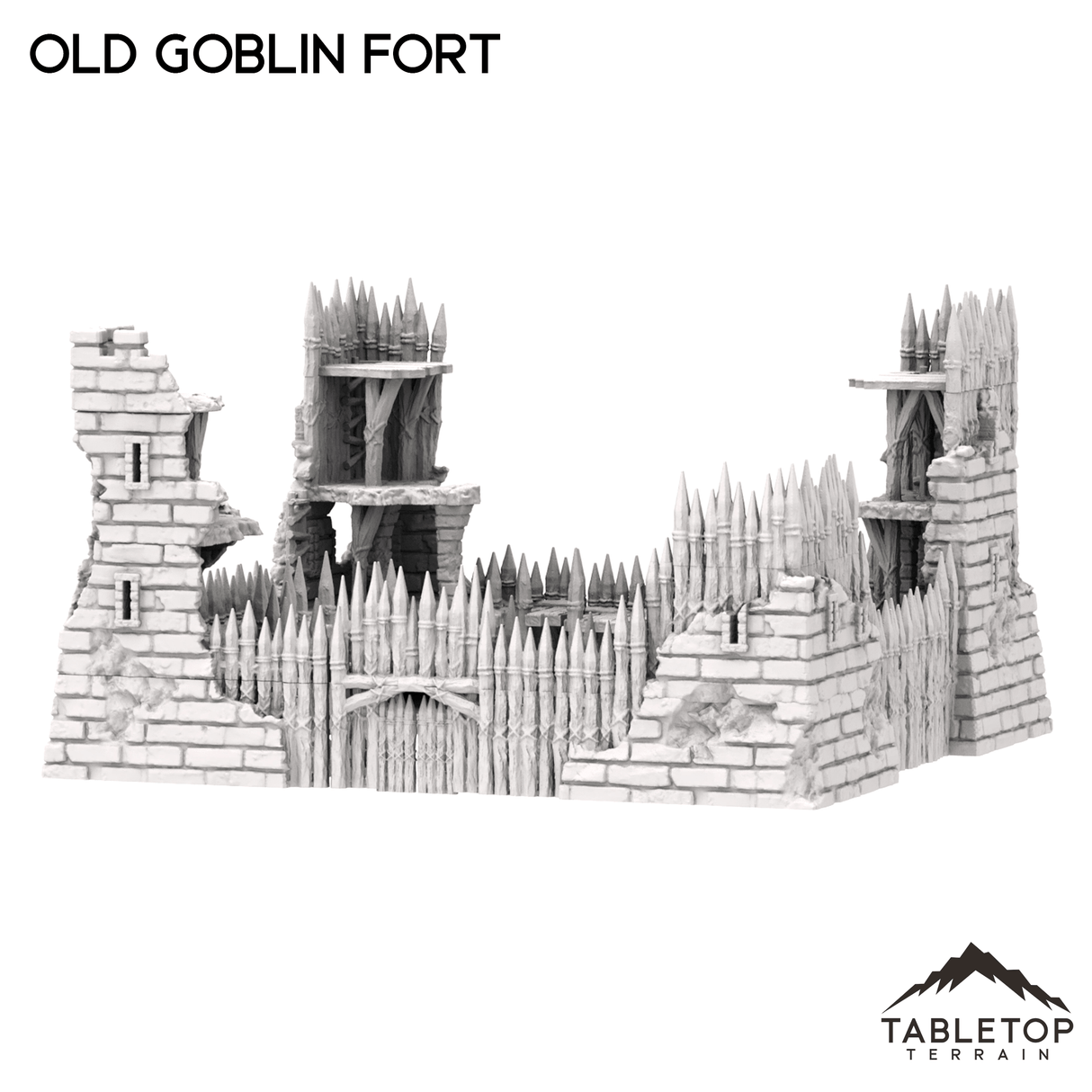 Tabletop Terrain Building Old Goblin Fort