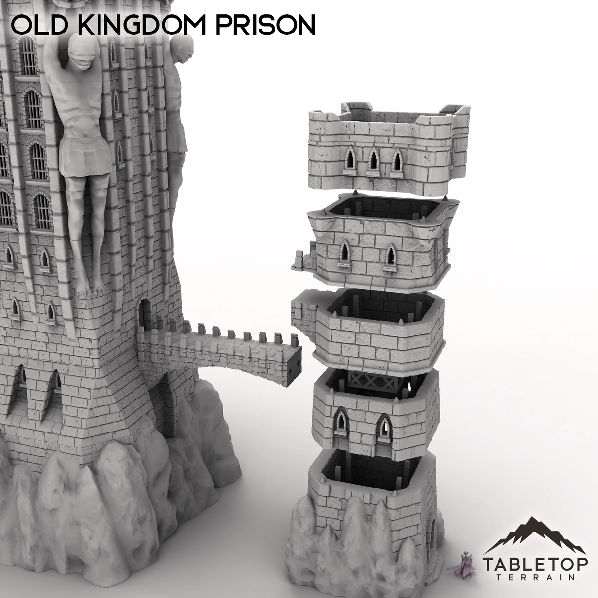 Tabletop Terrain Building Old Kingdom Prison