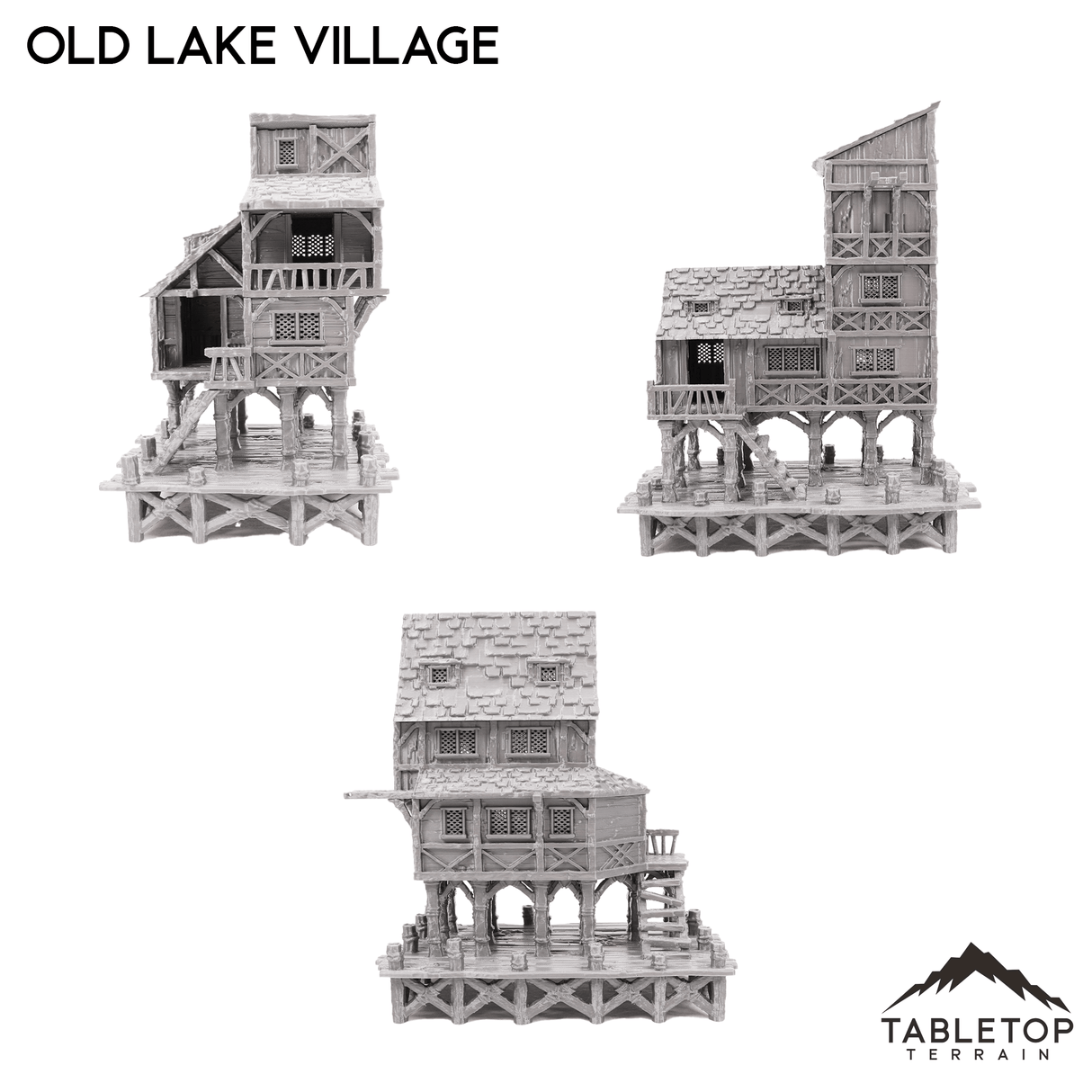 Tabletop Terrain Building Old Lake Village