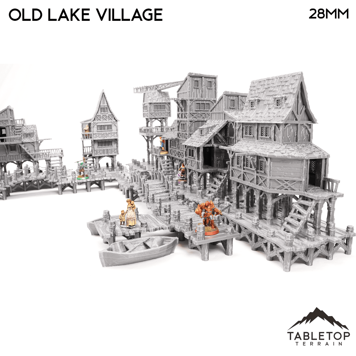 Tabletop Terrain Building Old Lake Village